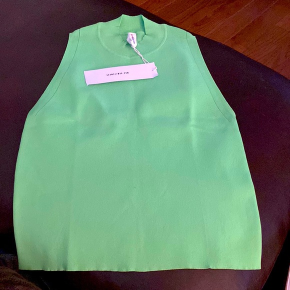 NWT Adam Selman Sport Lime Green Tank - Picture 5 of 16